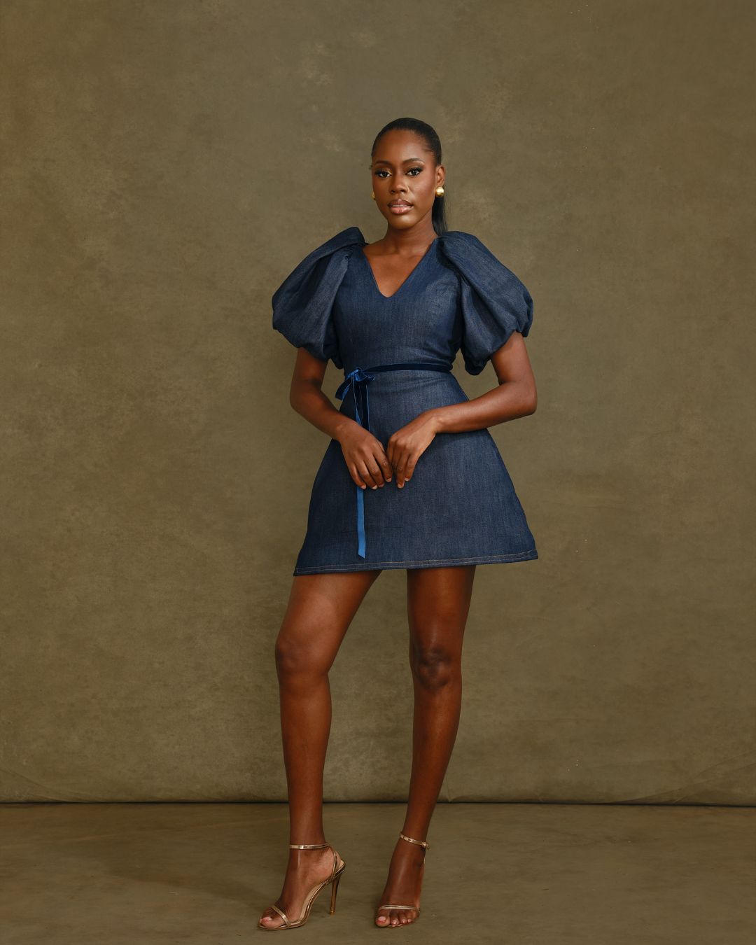 Açaí Denim Dress