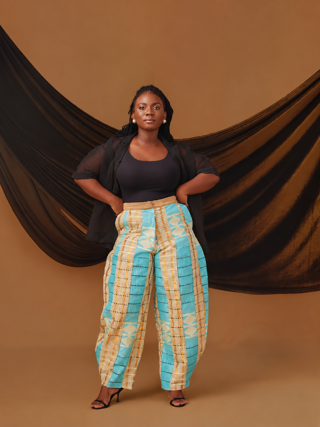 Abiola Block Tissue Top
