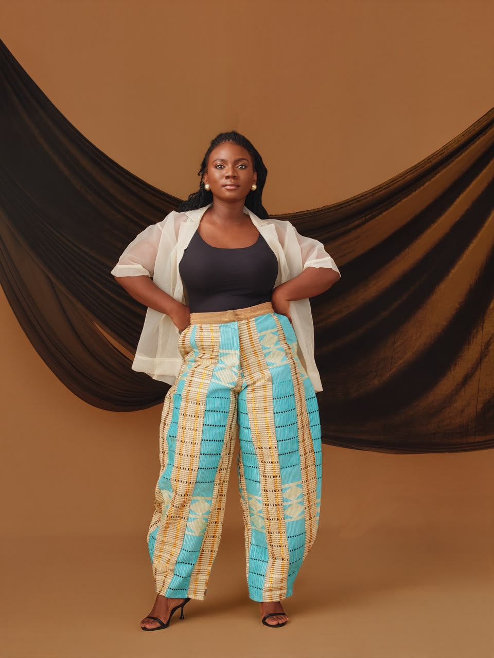 Abiola Block Tissue Top