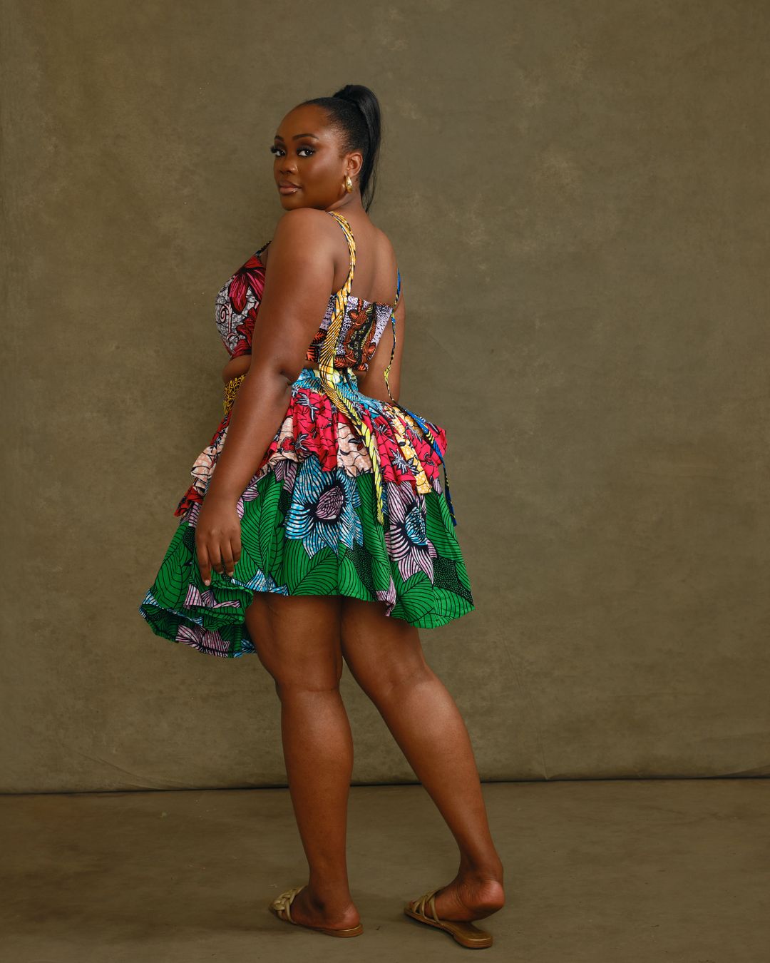 Ajoke Crop top & Skirt set (NO TWO ARE THE SAME)